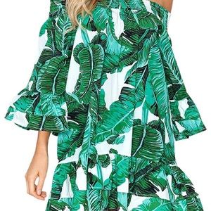Palm Leaf Dress